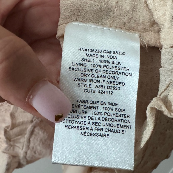 Joie Light Pink Dress 100% silk - Picture 3 of 8